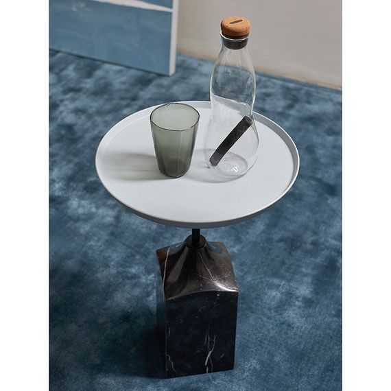 Столик кофейный Sustainable collection, 38 см, серый/черно-белый, изображение 4