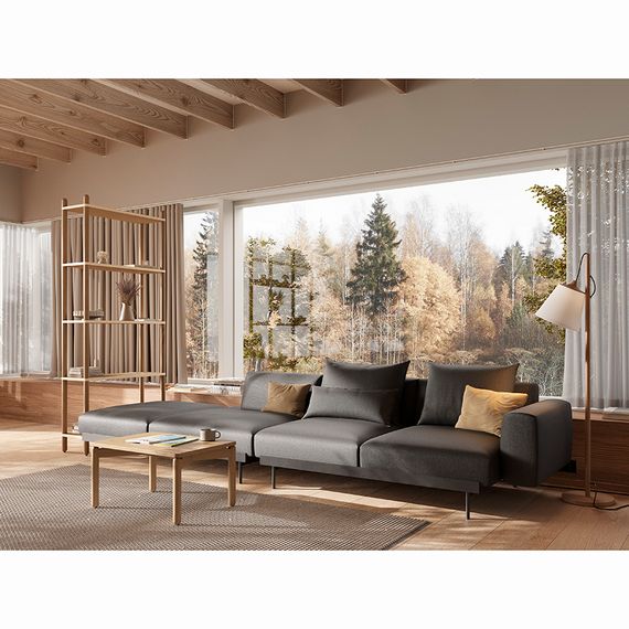 Столик кофейный Saga, 50х70 см, ясень, LATITUDE, Цвет: бежевый, изображение 2