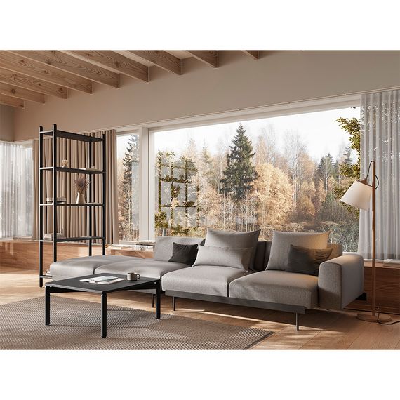 Столик кофейный Saga, 75х75 см, темно-серый, LATITUDE, Цвет: темно-серый, изображение 2