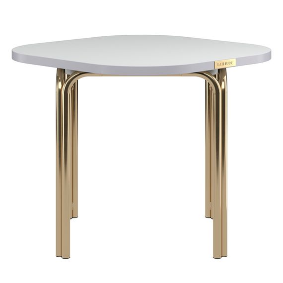 Столик кофейный Ror, 50х50 см, латунь/серый, LATITUDE, Цвет: латунь/серый, изображение 2