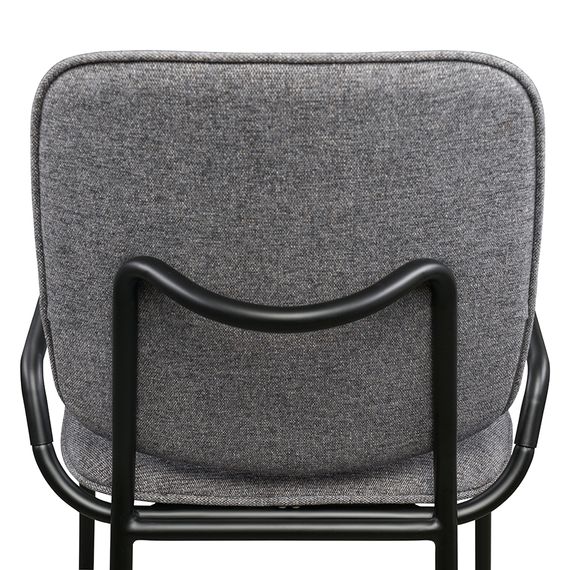 Стул Ror, Double Frame, рогожка, черный /серый, LATITUDE, Цвет: черный/серый, изображение 5