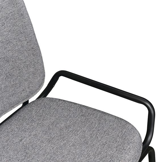 Стул Ror, Double Frame, рогожка, черный /серый, LATITUDE, Цвет: черный/серый, изображение 6