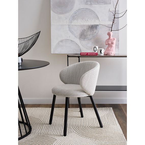 Стул Comfy, рогожка, топленое молоко, изображение 4