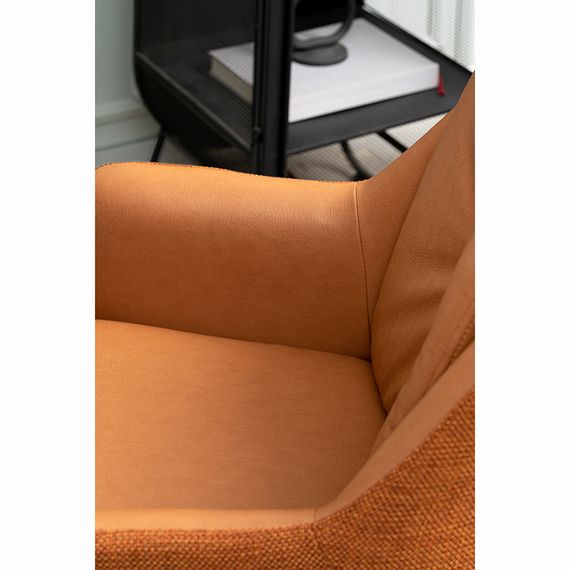 Стул Allar, экокожа, рогожка, коричневый, Bergenson Bjorn, изображение 8