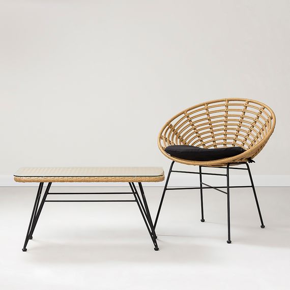 Стул Vetle Round, ротанг, изображение 7