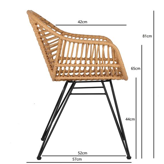 Стул Vetle Bent, ротанг, изображение 23