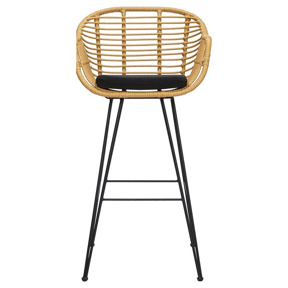 Стул барный Vetle Bent, ротанг, изображение 10