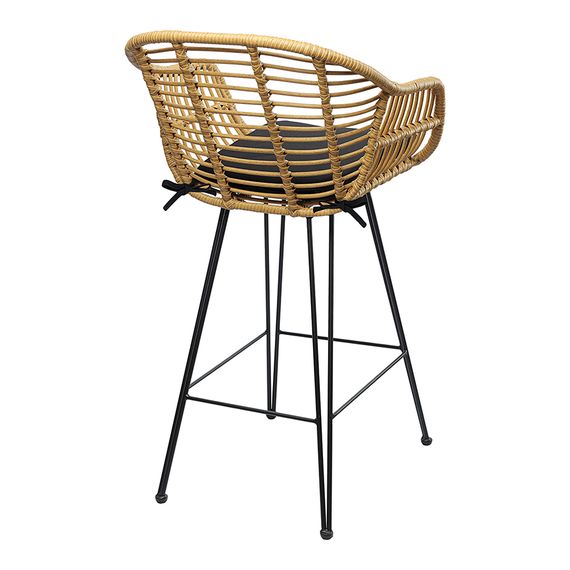 Стул полубарный Vetle Bent, ротанг, изображение 9