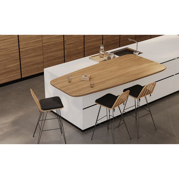 Стул барный Vetle Flat, ротанг, изображение 7