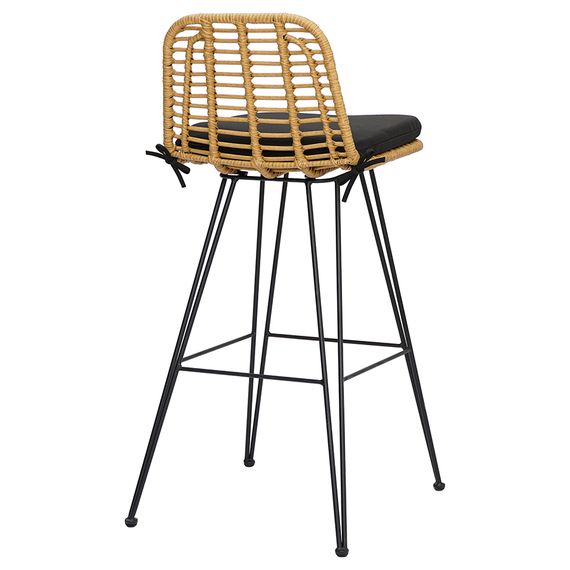 Стул барный Vetle Flat, ротанг, изображение 15