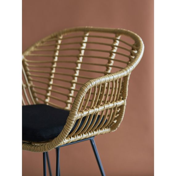 Стул полубарный Vetle Bent, ротанг, изображение 5