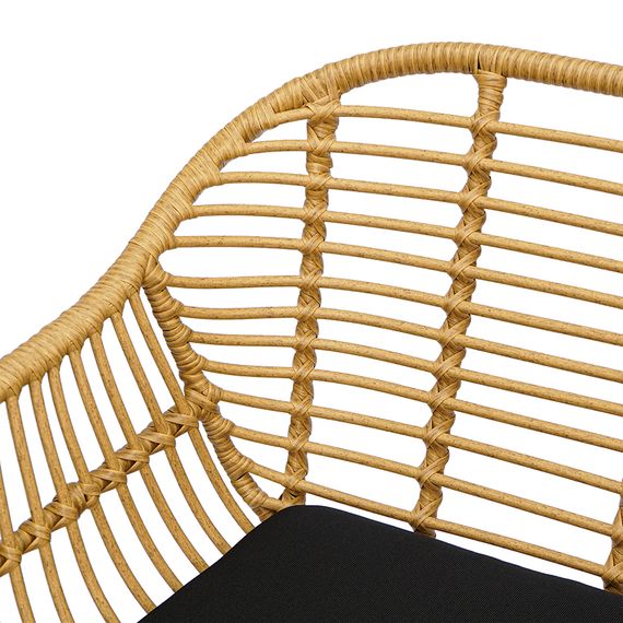 Стул барный Vetle Bent, ротанг, изображение 16
