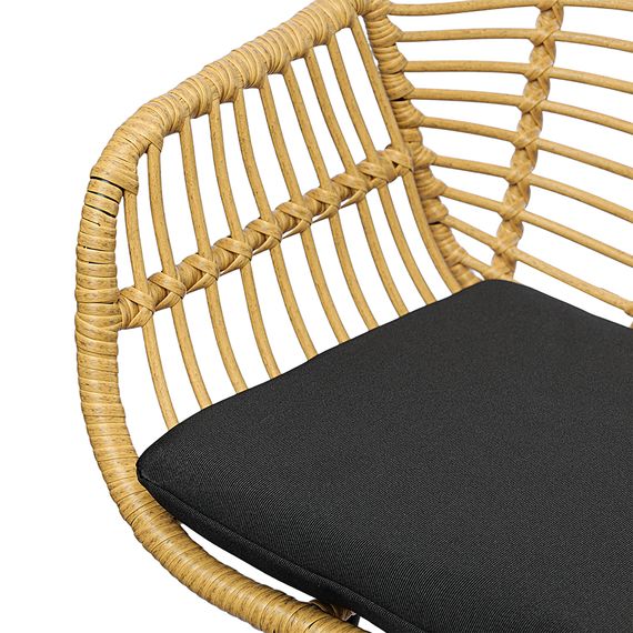 Стул полубарный Vetle Bent, ротанг, изображение 10