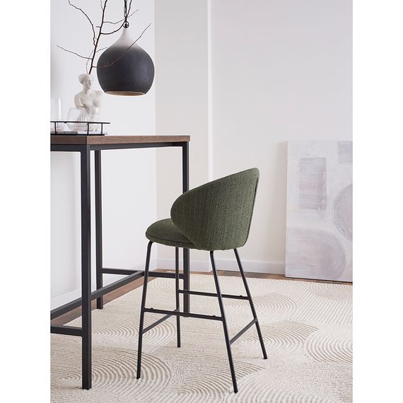 Стул барный Comfy, рогожка, шпинат, изображение 2