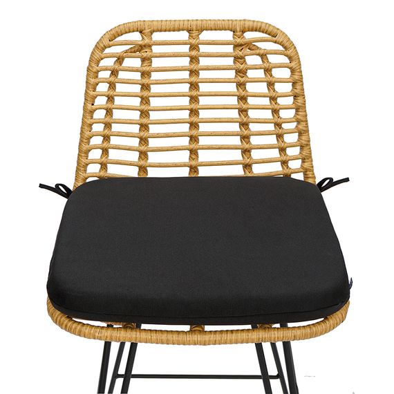 Стул барный Vetle Flat, ротанг, изображение 17