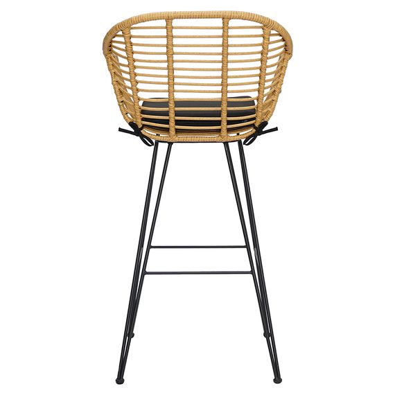 Стул барный Vetle Bent, ротанг, изображение 13
