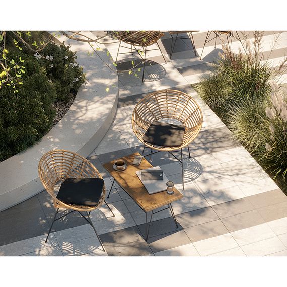 Стул Vetle Round, ротанг, изображение 3