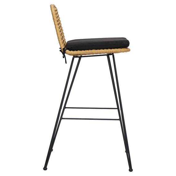 Стул барный Vetle Flat, ротанг, изображение 14