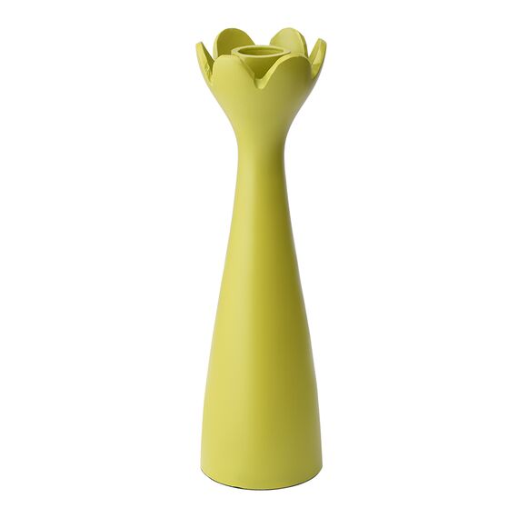 Подсвечник Laminaria, 23 см, лайм, Bergenson Bjorn