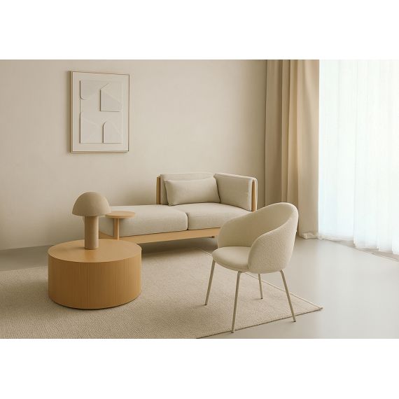 Лампа настольная Texture Sleek, 32x42 см, терракотовая, Bergenson Bjorn, Цвет: бежевый, изображение 9