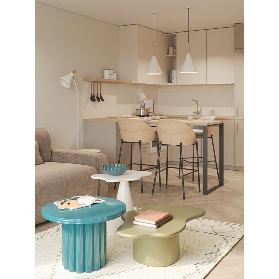 Столик кофейный Vivlend, 57 см, глубоководный, Bergenson Bjorn, Цвет: синий, изображение 9