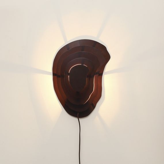 Светильник настенный Fluid, 32х44 см, молотый кофе, Bergenson Bjorn, Цвет: коричневый, изображение 4