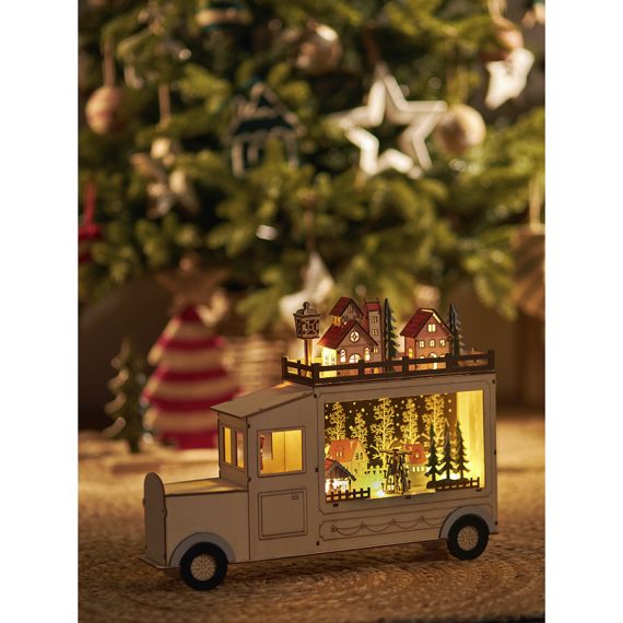 Декор новогодний с подсветкой Festive truck из коллекции New Year Essential, Tkano, изображение 4