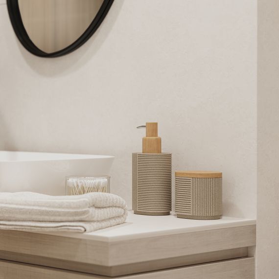 Диспенсер для жидкого мыла Dune, песочный, Bergenson Bjorn Bath, изображение 3