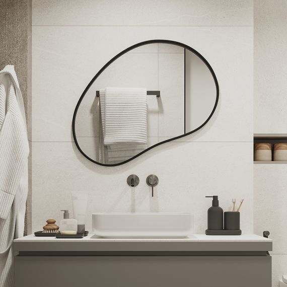 Подставка для ванных принадлежностей Slim, черная, большая, Bergenson Bjorn Bath, изображение 2