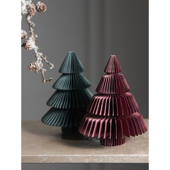 Декор новогодний Honeycomb tree бордового цвета из коллекции New Year Essential, Tkano, изображение 3