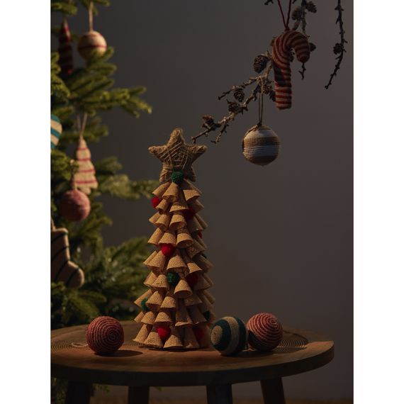 Декор новогодний Classics из джута и гофрированного картона из коллекции New Year Essential, Tkano, изображение 5
