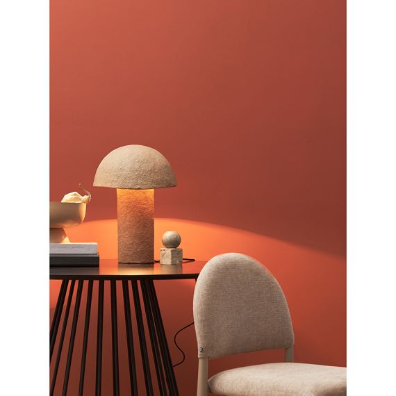 Лампа настольная Texture Sleek, 32x42 см, терракотовая, Bergenson Bjorn, Цвет: бежевый, изображение 4