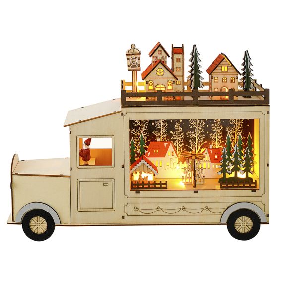 Декор новогодний с подсветкой Festive truck из коллекции New Year Essential, Tkano, изображение 9