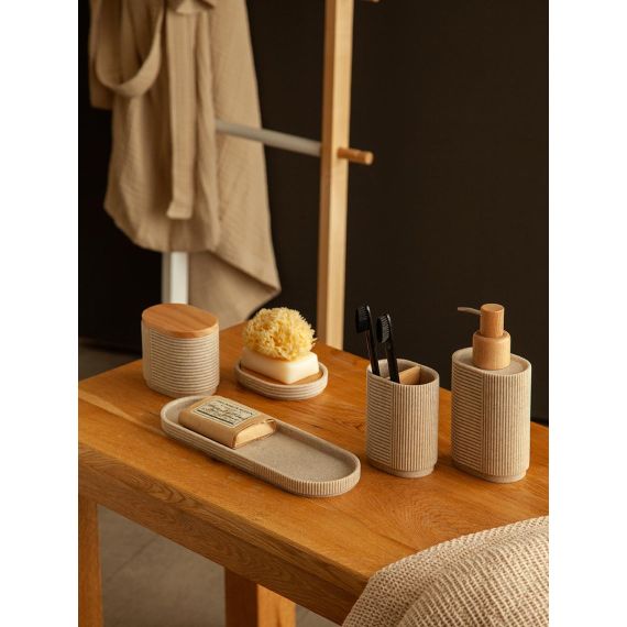 Стакан для зубных щеток Dune, песочный, Bergenson Bjorn Bath, изображение 5