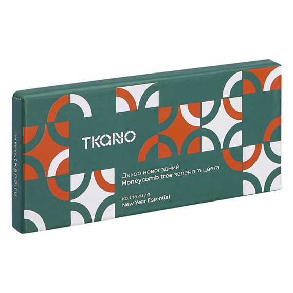 Декор новогодний Honeycomb tree зеленого цвета из коллекции New Year Essential, Tkano, изображение 4