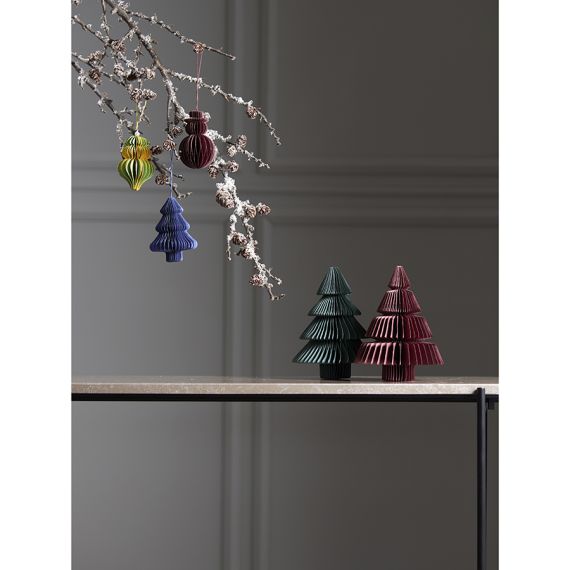 Декор новогодний Honeycomb tree бордового цвета из коллекции New Year Essential, Tkano, изображение 2
