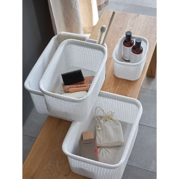 Набор из 4-х корзин для хранения Sustainable collection, молочный, Bergenson Bjorn, Цвет: молочный, изображение 6