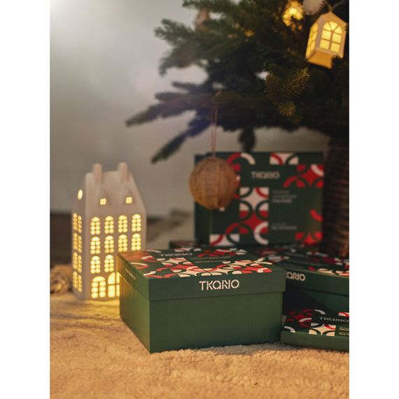 Домик из фарфора с подсветкой Aalborg из коллекции New Year Essential, 21,6 см, Tkano, изображение 6