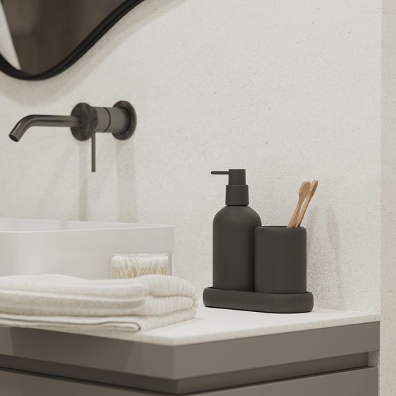 Стакан для зубных щеток Slim, черный, Bergenson Bjorn Bath, изображение 3