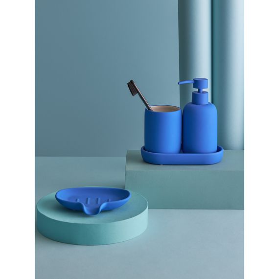 Стакан для зубных щеток Flow, синий индиго, Bergenson Bjorn Bath, Цвет: синий, изображение 7