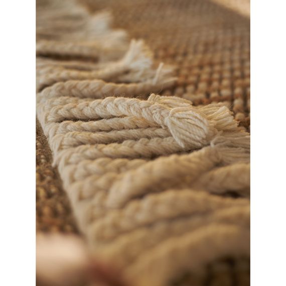 Ковер из джута и шерсти Mumbai из коллекции Ethnic, 70x160см, Tkano, изображение 3