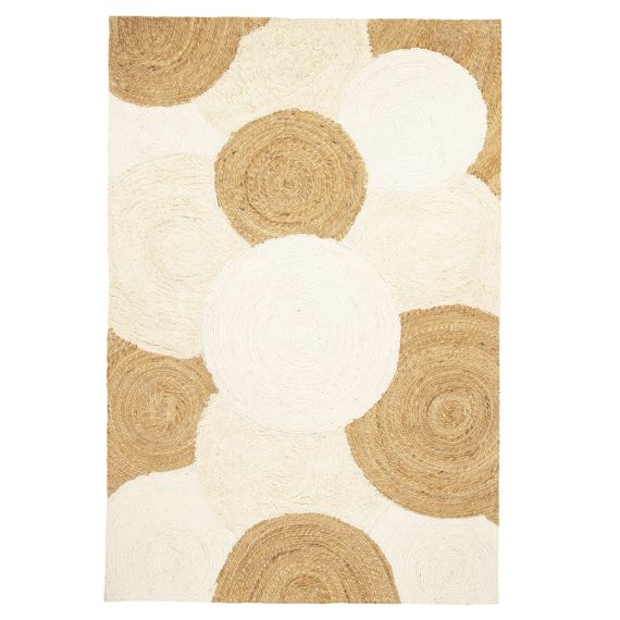 Ковер из джута, шерсти из хлопка Agra из коллекции Ethnic, 120х180см, Tkano