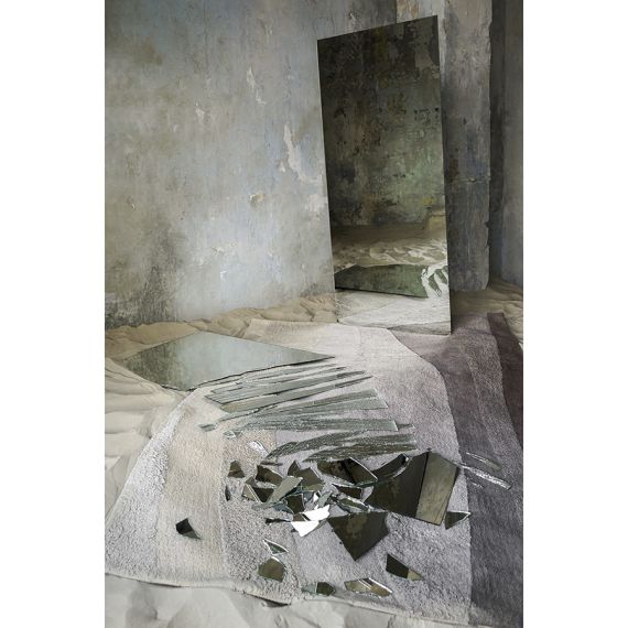 Ковер из хлопка с рисунком Rice plantation из коллекции Terra, 160х230 см, Tkano, изображение 8