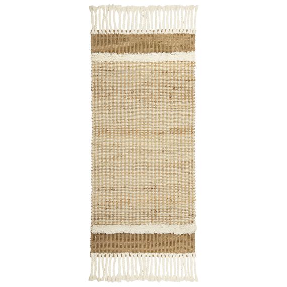 Ковер из джута и шерсти Mumbai из коллекции Ethnic, 70x160см, Tkano