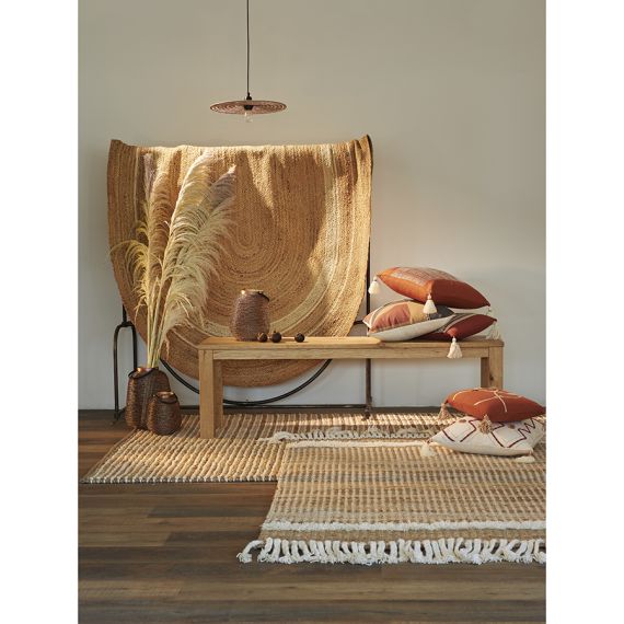 Ковер из джута и шерсти Mumbai из коллекции Ethnic, 70x160см, Tkano, изображение 9