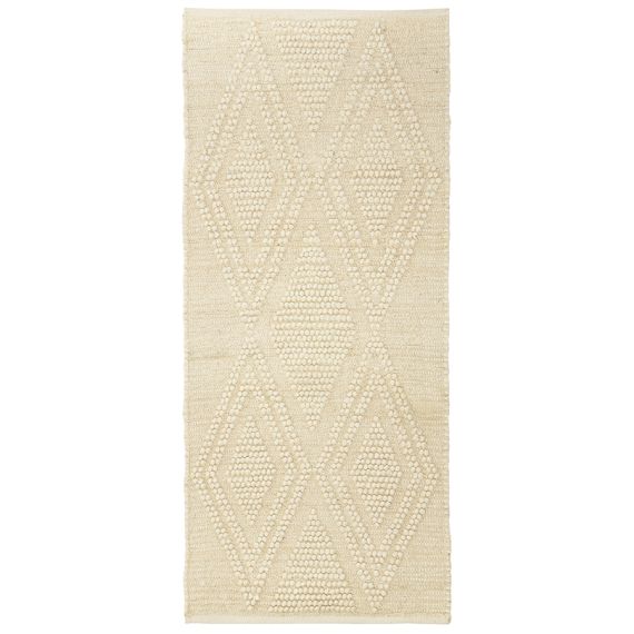Ковер из шерсти и переработанного хлопка Shillong из коллекции Ethnic, Tkano