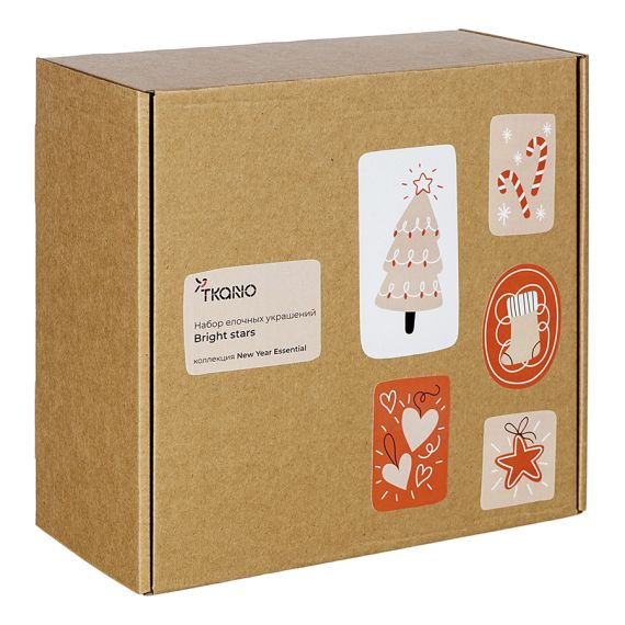 Набор елочных украшений Bright stars из коллекции New Year Essential, 3 шт., Tkano, изображение 10