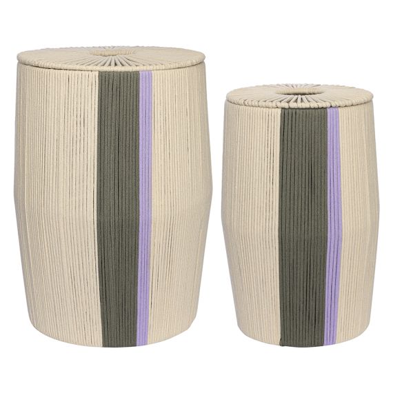Корзина плетеная Conga Grey из коллекции Ethnic, размер L, Tkano, изображение 10