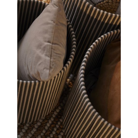 Корзина плетеная Dholak Grey из коллекции Ethnic, размер M, Tkano, изображение 5