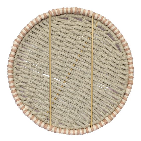 Корзина плетеная Dholak Beige из коллекции Ethnic, размер M, Tkano, изображение 12